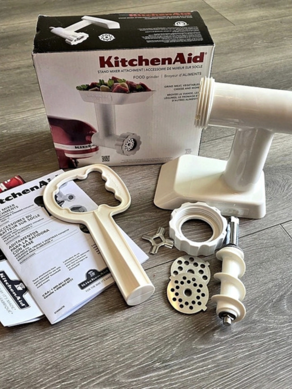 KitchenAid Food Grinder Attachment White